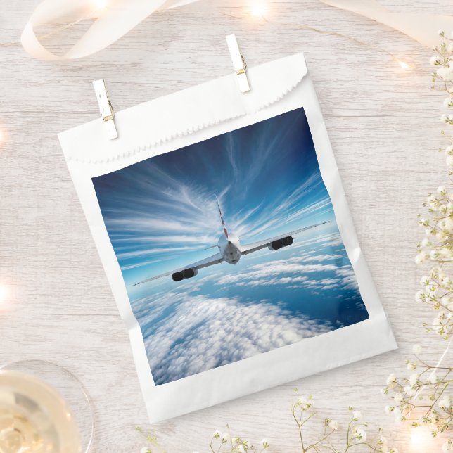 Beyond the Horizon: Concorde from Behind Favour Bag (Clipped)