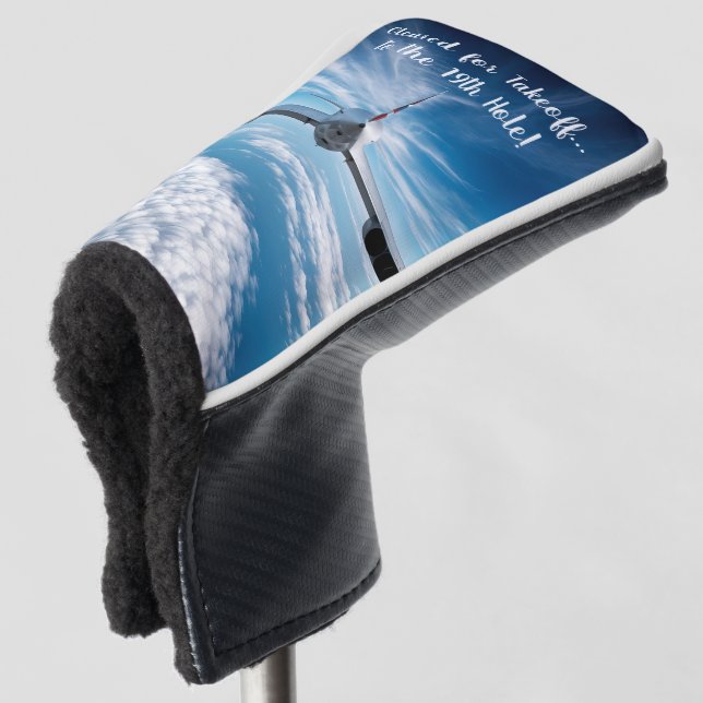 Beyond the Horizon: Concorde from Behind Golf Head Cover (3/4 Front)