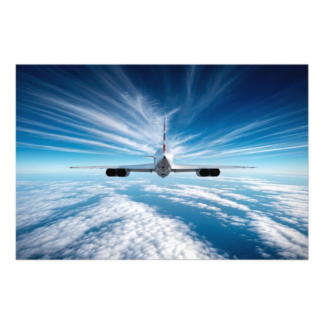 Beyond the Horizon: Concorde from Behind Photo Print (Front)