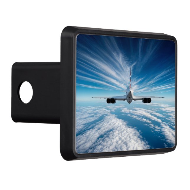 Beyond the Horizon: Concorde from Behind Trailer Hitch Cover (Right)