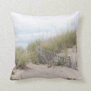 Beyond the sand dunes throw pillow