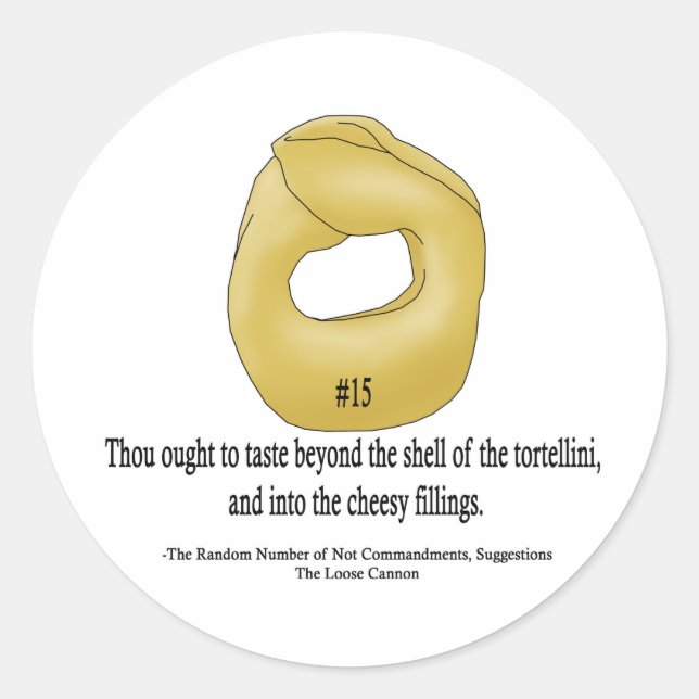 Beyond the Shell Classic Round Sticker (Front)