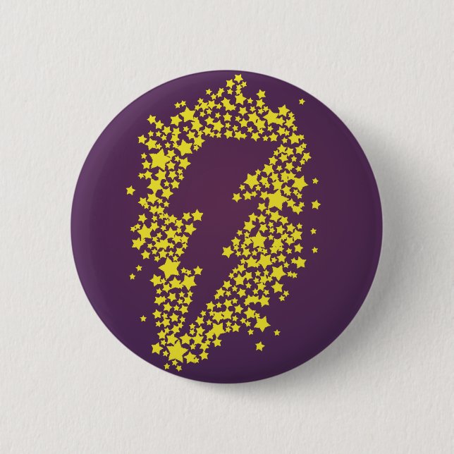 Beyond the stars (Lightning) (Coloured) 2 Inch Round Button (Front)