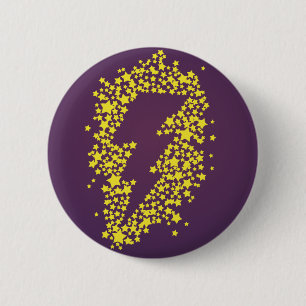 Beyond the stars (Lightning) (Coloured) 2 Inch Round Button