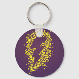 Beyond the stars (Lightning) (Coloured) Keychain