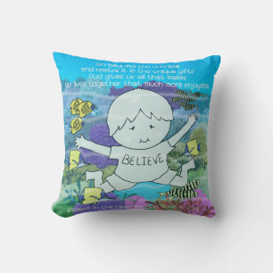Beyond the Surface Throw Pillow