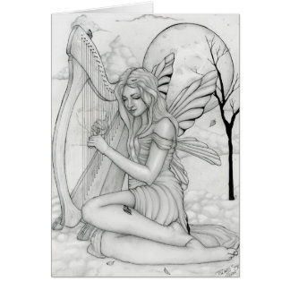 Beyond Time - fairy with harp