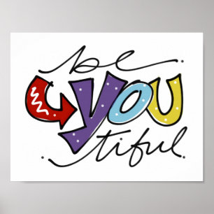 BeYOUtiful - Teen / Kids Room Wall Art