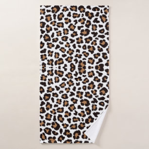 Bezaubernd Elegante Natürliche Leoparden Muster Bath Towel