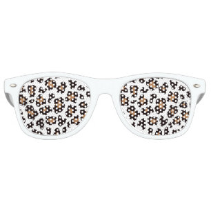 Bezaubernd Elegante Natürliche Leoparden Muster Retro Sunglasses