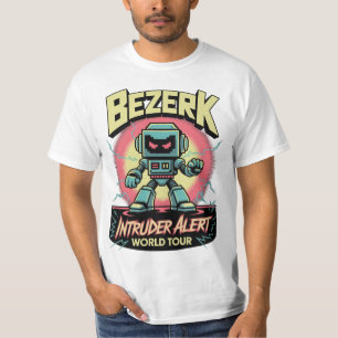 Bezerk Intruder Alert World Tour Retro Arcade T-Shirt