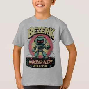 Bezerk Intruder Alert World Tour Retro Arcade T-Shirt