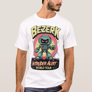 Bezerk Intruder Alert World Tour Retro Arcade T-Shirt