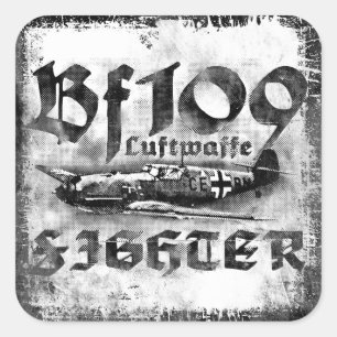 Bf 109 Square Sticker