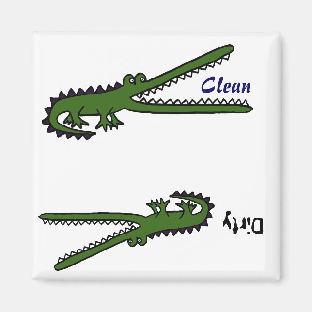 BF- Crocodile Dishwasher Magnet (Front)