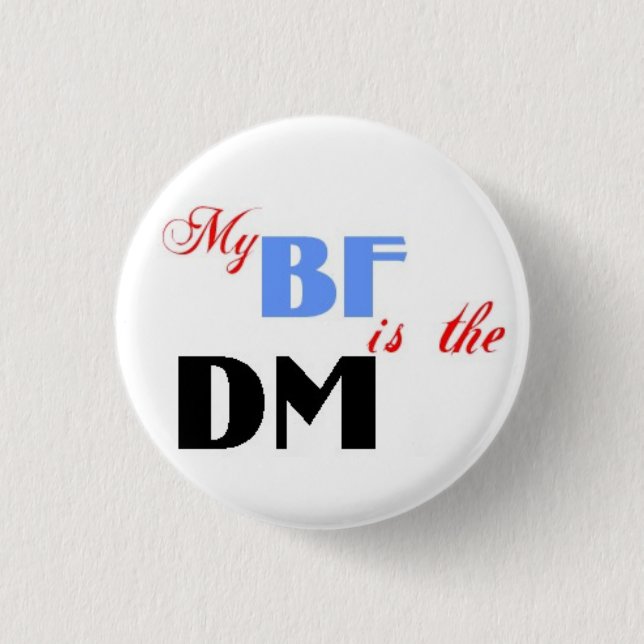 bf dm 1 inch round button (Front)