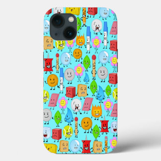 bfdi pattern iPhone 13 case