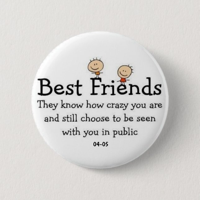 BFF 2 INCH ROUND BUTTON (Front)