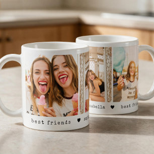 BFF 3 Photo Collage Friendship Best Friends Coffee Mug