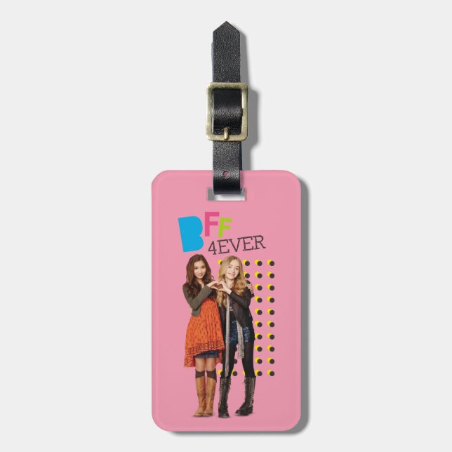BFF 4Ever Luggage Tag (Front Vertical)
