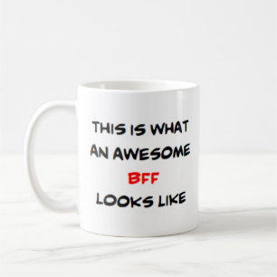 bff, awesome coffee mug