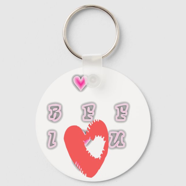 BFF Best friend forever BFF. Keychain (Front)