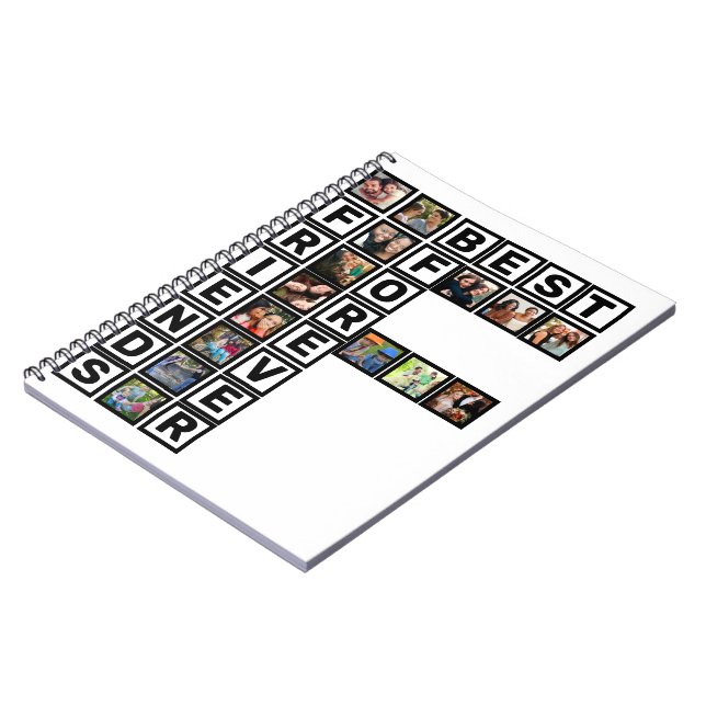 BFF Best Friends Forever 15 Photo Collage Template Notebook (Left Side)