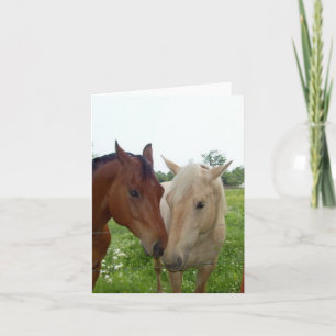 BFF Best Friends Forever - Horses Card