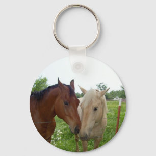 BFF Best Friends Forever - Horses Keychain