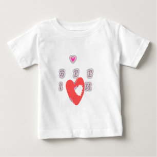 BFF. Best Friends Forever: I Love You Art Print Baby T-Shirt