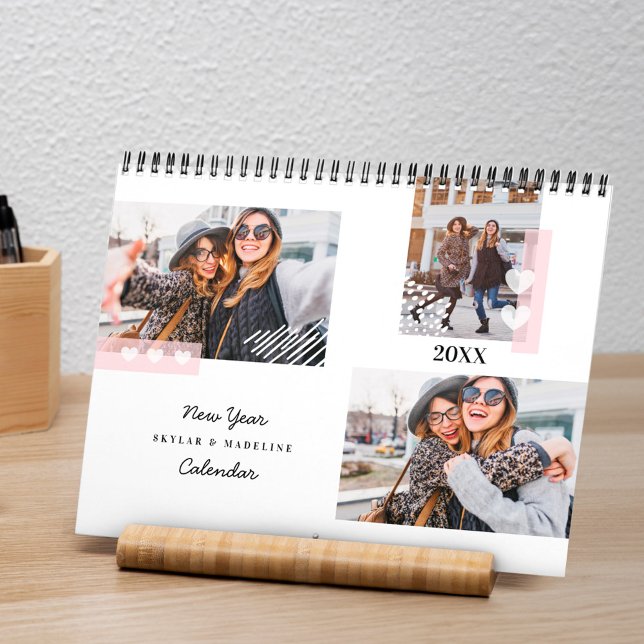 BFF Best Friends Forever Modern Multiple Photo Calendar (BFF Best Friends Forever Modern Multiple Photo Calendar)