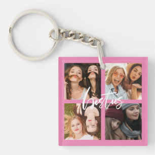 BFF Best Friends script photo cadeau rose
