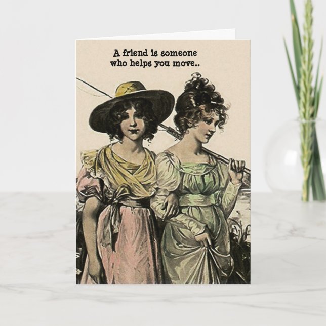 BFF defined humour LOL Lady Friendship Secrets Card (Front)
