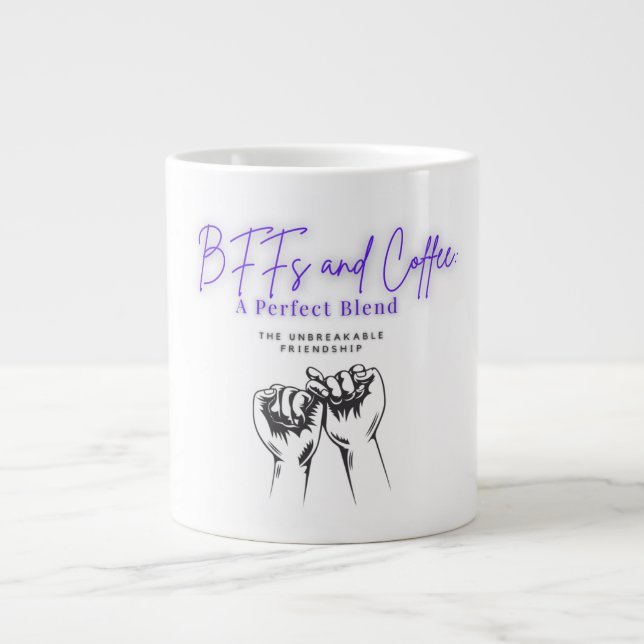 BFF et café : un mélange parfait - Mug Best Friend (Devant)