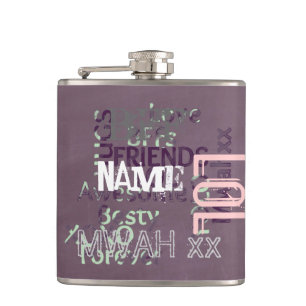 BFF Gifts Best Friends Personalized Hip Flask