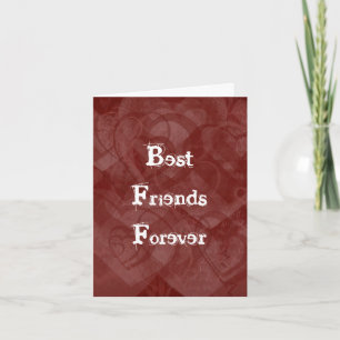 BFF - Grunge Style Valentine Card