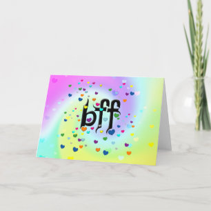 bff ~ hearts card
