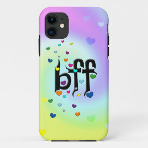bff ~ hearts iPhone 11 case