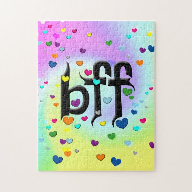 bff ~ hearts jigsaw puzzle (Vertical)