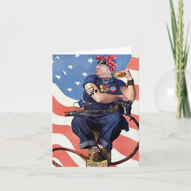 BFF la carte d'anniversaire de Riveter Trump (Devant)