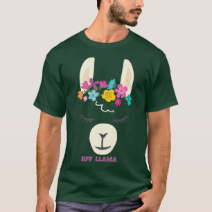 BFF LLAMA Birthday T-Shirt