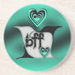 bff ~ lovebirds coaster