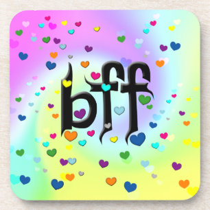 bff ~ lovebirds coaster
