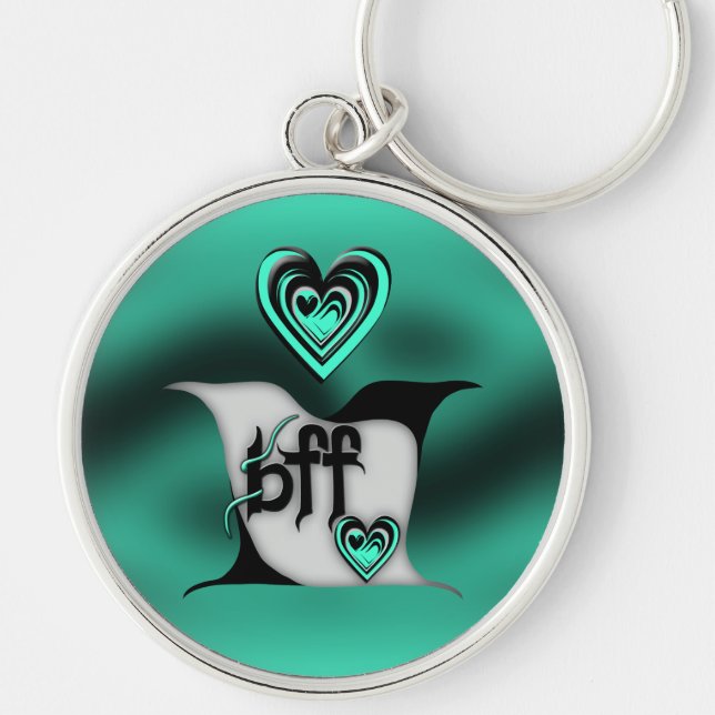 bff ~ lovebirds keychain (Front)