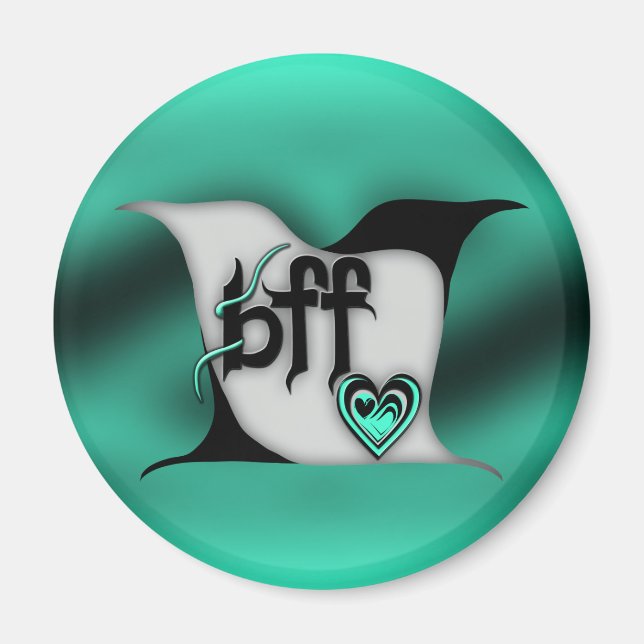 bff ~ lovebirds magnet (Front)