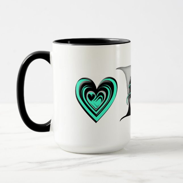 bff ~ lovebirds mug (Left)