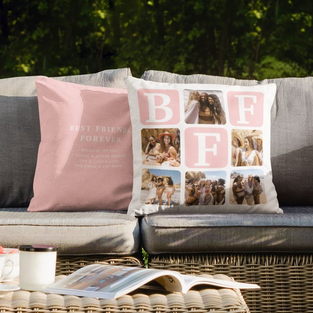 BFF Photo Collage Friendship Pillows (Creator Uploaded)