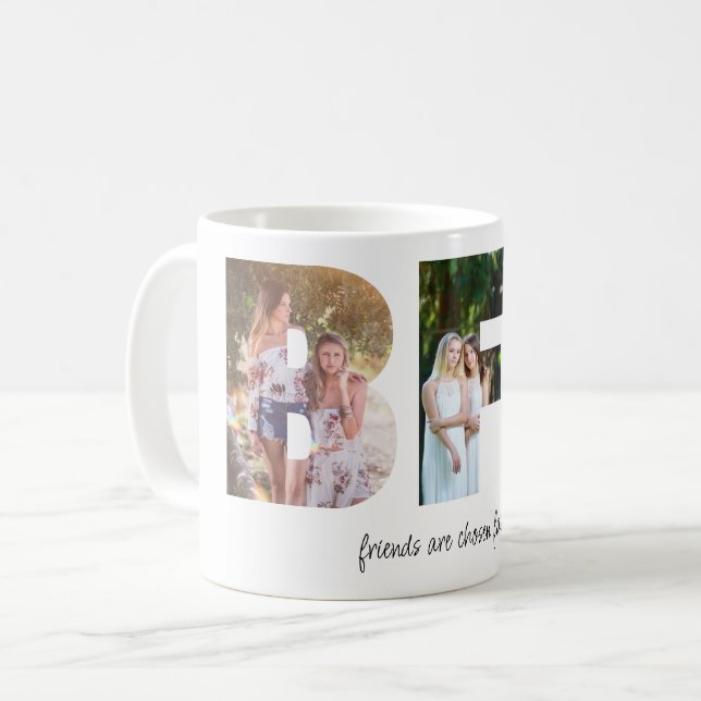 BFF Photo Collage Mug (Devant gauche)