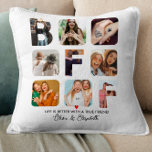 BFF Photo Collage Personalized Best Friends Bestie Throw Pillow<br><div class="desc">BFF Photo Collage Personalized Best Friends Bestie</div>