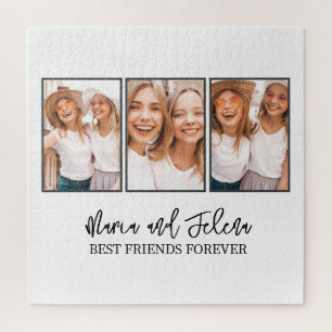 BFF Photo Collage Personalized gift  Jigsaw Puzzle